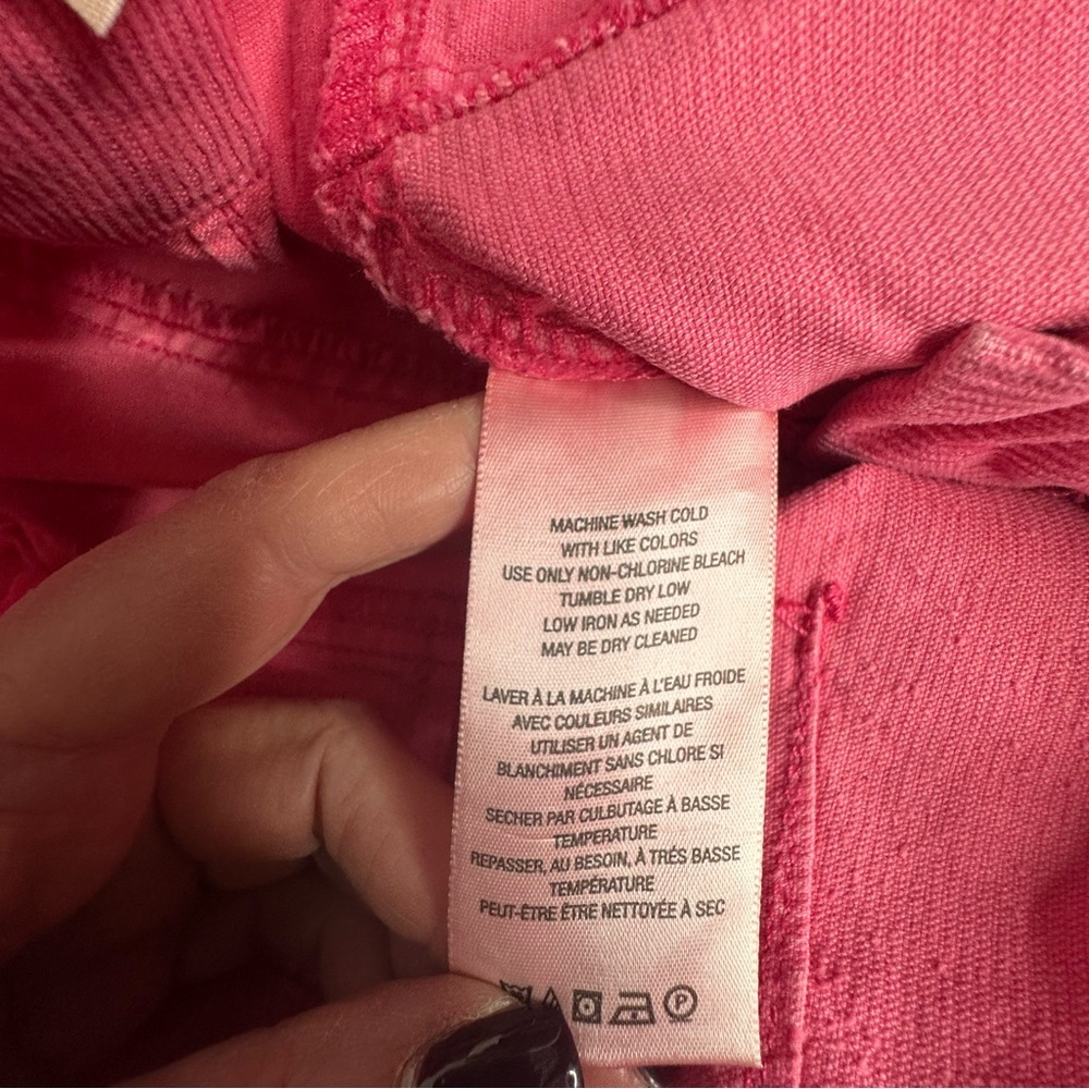 NWT Free People We The Free Jayde Cord Flare Jeans pink rose 25 - Picture 13 of 15